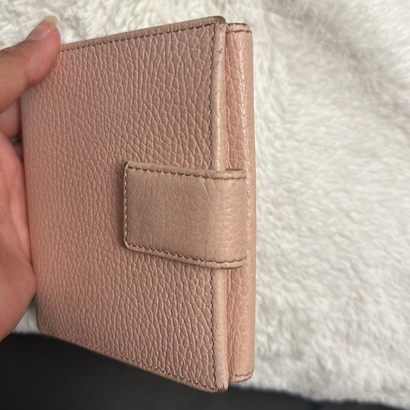 Authentic Gucci GG Marmont flap bi fold wallet light pink - Picture 10 of 10